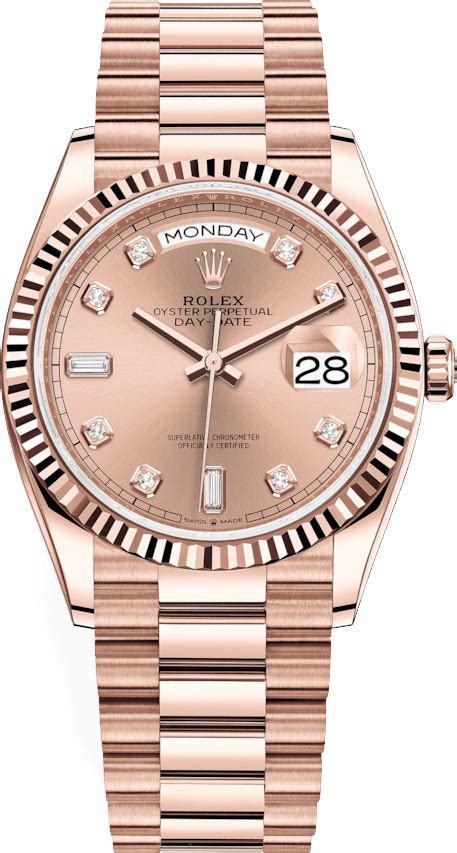 rose gold rolex 36mm|Rolex 128235.